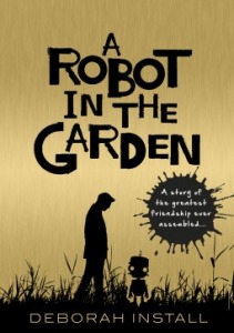 robot in garden